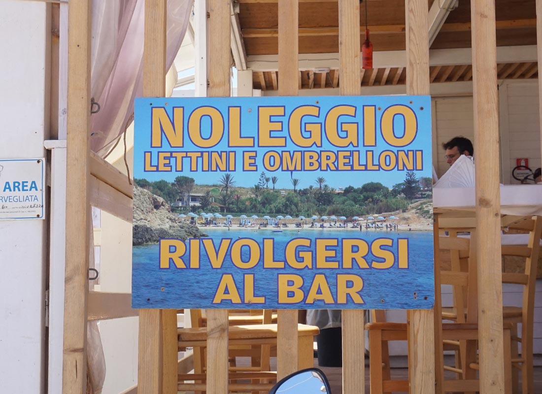 In spiaggia a Cala Francese da Gerry — foto 3