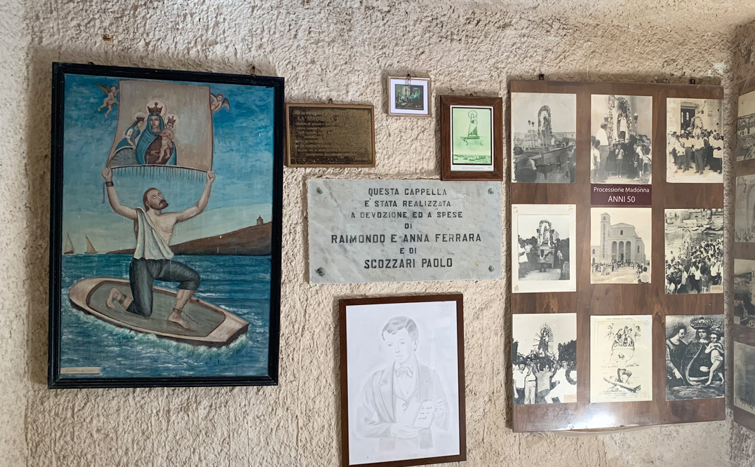 Il Santuario di Cala Madonna e la storia di Andrea Anfossi