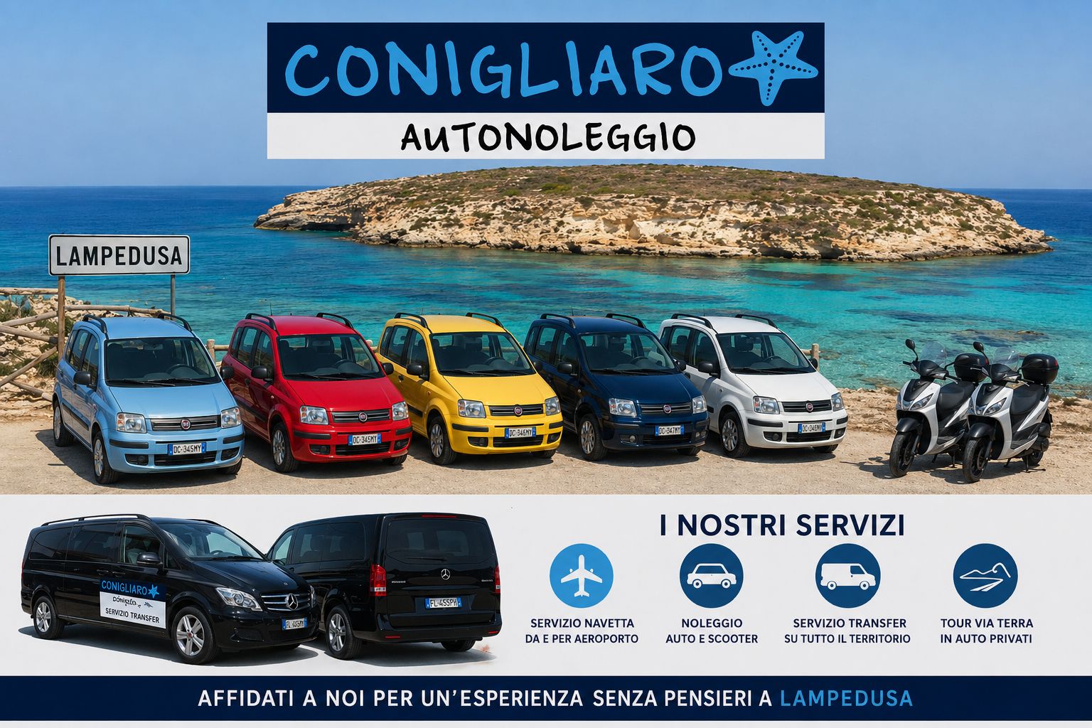 Autonoleggio Conigliaro: libertà, cortesia e servizi su misura